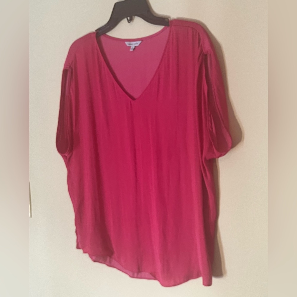Naked zebra pink soft and comfy blouse. size L